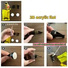 2D Flat Version, Cute Turtle-Shaped Fragrance Diffuser Sheet - Suitable For Fragrance Diffusing System, Can Be Combined With DIY Essential Oil, Car Air Freshener, Turtle-Shaped Car Accessories, Can Be Inserted Into The Car Air Outlet, Car Accessories - A - View 4