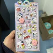 1pc Anime Cartoon 3D Sticker, Cute Animal Cat Sticker, DIY Craft 3D Sticker, Suitable For DIY Phone Cases, DIY Stickers Laptops, DIY Crafts, Laptops, Gift Packaging, Party Decoration, Perfect Holiday Gifts, Gifts For Fans And Friends, Back To School Gifts (Casual Style) - Multicolor - View 6