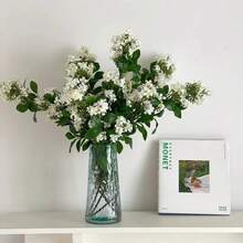 1PC Artificial Thousand Mile Fragrance Bouquet, Suitable For Home Decoration, Weddings, Bridal Bouquet Decoration, Valentine's Day, Gifts, Birthdays, Graduation Ceremonies - White - View 8