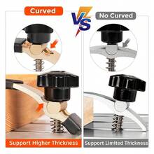 2PCS Mini Hold Down Clamp Kit, CNC Router Clamp For Woodworking And Metalworking, With 3018 CNC Router Machine - Multicolor - View 6