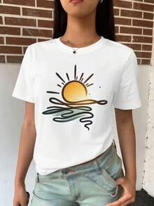 Women T-Shirts - White - View 2