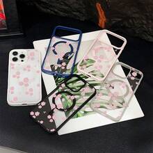 マグネット式黄ばみ防止 | 高級感あふれる2in1アクリルマグネット式スマホケース！スタイリッシュで手触りも良く、実用的な保護機能とマグネット式・耐衝撃設計を融合させた、高級感あふれるケースです。 桜柄ケース  11  17e 手机壳  17e 手机壳 家族、恋人、友人、そして子供たちへのプレゼントに最適です。  13/11 Pro/17 Pro/17 Pro Max/16 Plus/13 Pro Max/16 Pro Max/ 13 pro/14 Pro Max/15 Pro Max/12 Pro Max/15/16e/14/15 Plus/14 Plus/12 Pro/17/17e/14 Pro/11 Pro Max/16/Apple  Air/16 Pro/15 Pro/12 - ブルー - チェックする 3