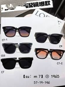 Colección de Gafas de Sol para Miopía Xuchen: Gafas de Sol Negras de Ojo de Gato Cuadradas para Mujeres con Rostros Cuadrados o Redondos, Rostros Grandes, Efecto Adelgazante, Estilo de Alta Gama. - 1965-57 - Ver 26