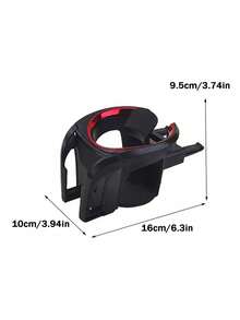 Multi-Function Car Air Vent Cup Holder & Phone Mount Bracket - Solid Color - View 5