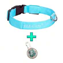 Collar Para Mascota Iluminado Con Luz Led y Bola Led RGB - Multicolor - Ver 3