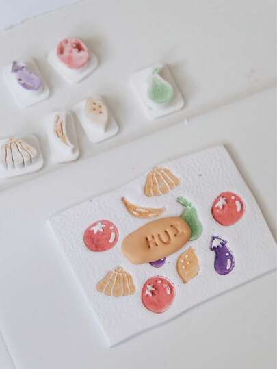 Mini Fruit Clay Cutters Set, Tiny Pear & Lemon Polymer Clay Molds, For Cute Foodie Earrings, Perfect For Cottagecore, Spring & Nature Inspired Jewelry, Great For DIY Mini Charms & Accessories