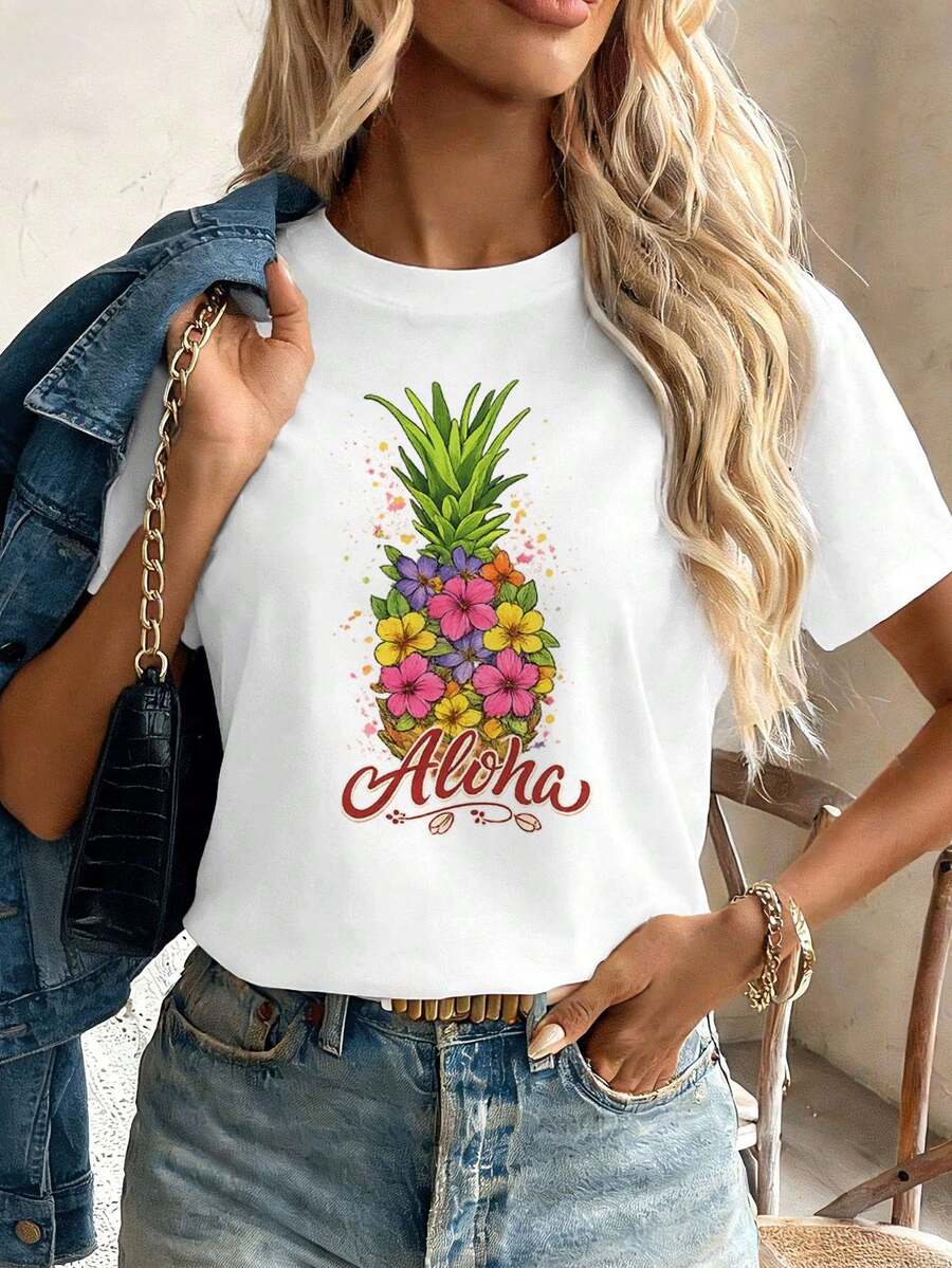 Women T-Shirts - White - View 1