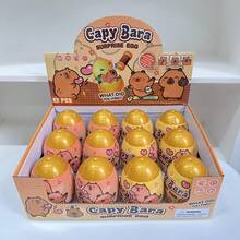 1 Capybara Surprise Egg Pendant Party Gift Box - Contains 11 Surprises!Golden-Colored Eggs, Comes With A Decorative Card, Suitable For Birthdays, Family Gatherings, Travel Prizes - Perfect Gift For Women And Back-To-School Season RZT5 - 1 Piece (random Color) - View 5