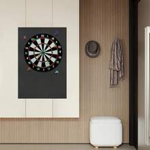 Extended Dartboard Wall Protector EVA Foam Dart Board Surround Backing 71x104cm - Black - View 3