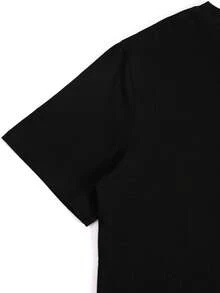 Women's Christian Faith T-Shirt - Miracle Creator Promises Guardian,Casual Church Attire, Printed With Jesus' Name And Religious Message - 黑色 - 查看 5