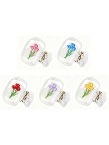2 Giá đỡ bàn chải đánh răng hình hoa tulip dẹt - Thiết kế dễ thương, tiện dụng khi đi du lịch và ở nhà, có nắp trong suốt, nhỏ gọn và di động, bảo vệ đầu bàn chải, thoát nước và thông gió kép, phù hợp cho gia đình, ký túc xá và du lịch | Giá đựng đầu bàn chải đánh răng đáng yêu, thích hợp để cất giữ trong phòng tắm, sử dụng ở nhà và ký túc xá. - Nhiều màu - Xem 8