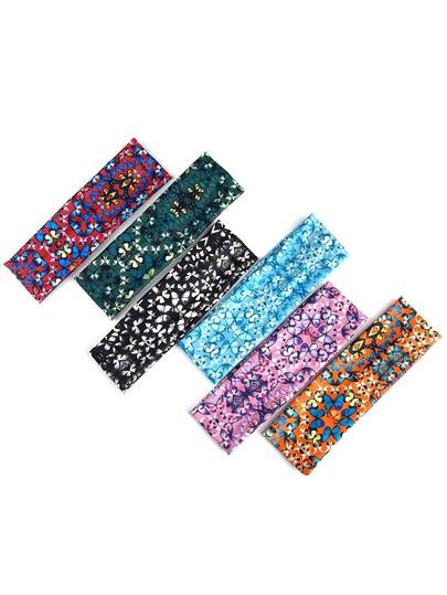 1条新款彩色蝴蝶印花弹力发带，透气舒适，适合日常、节日、派对、运动等场合，也是一份贴心的礼物。