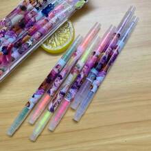 DOBBLE 6pcs K-Pop D Emon Hunting Girl Group Fluorescent Double-Headed Marker Pen, Cartoon Pen, Demon Hunting Girl Group Writing Gift, High-Value Back To School/Birthday/Holiday Gift [Random Delivery] - Multicolor - View 7