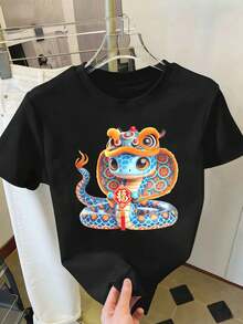 Women T-Shirts - Black - View 2