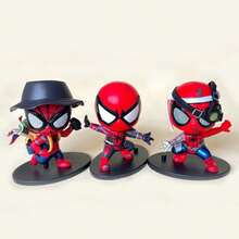 Hasbro Conjunto de figuras de versión Q con temática de superhéroes, modelo de personajes coleccionables como decoración de escritorio para fans - Unitalla - Ver 1