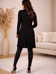 Women Coats - 黑色 - 查看 2