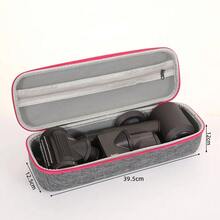 Caja de almacenamiento para secador de pelo , bolsa de almacenamiento para herramientas de peluquería, bolsa de almacenamiento para rizadora y plancha de pelo, bolsa de almacenamiento para secador de pelo de EVA. - amoratado - Ver 9