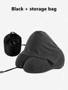 Almohada de cuello ajustable, material de fibra de poliéster, lavable, opciones de multicolor, adecuada para viajes en coche y uso al aire libre, soporte cómodo para el cuello - Multicolor - Ver 18