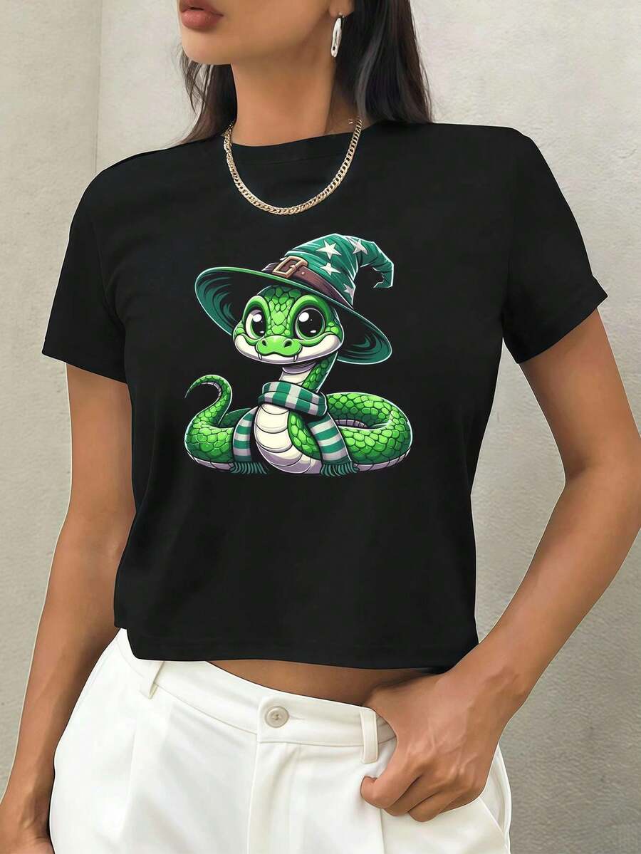 Women T-Shirts - Black - View 1