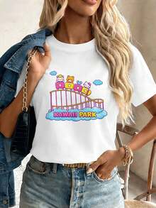 Women T-Shirts - White - View 1