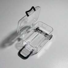 2/1pc Mini Suitcase Jewelry Box, Can Store Earrings, Necklaces, Small Toys, Does Not Include Duck Figurine Shown In Image - Multicolor - View 13