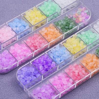 200 pièces Perles de verre multicolores en forme d'abaque en faux jade, perles lâches pour la création de bijoux, bracelets, colliers, coiffures, boucles d'oreilles, fournitures artisanales