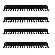 Medal Hanger Display - Personalized Medal Wall Hanger For Sport Race Runner Sturdy Black Steel Metal Over 60 Medals Easy To Install,Medal Display Rack Wall-Mounted Medal Tie Rack 20 Hooks Storage - Multicolor - View 14