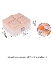 Cream Cake Style Portable Jewelry Box With Mirror, Mini Travel Jewelry Storage Case, Cute Double-Layer Convenient Large Capacity Compartment For Earrings, Necklaces, Rings, Compact & Elegant Design, Ideal Gift For Girls - Multicolor - View 8