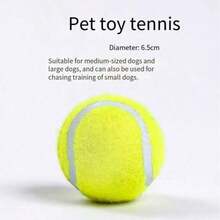 4 quả bóng tennis tương tác cho chó, được làm từ chất liệu cao su đàn hồi cao. - màu xanh lá - Xem 2