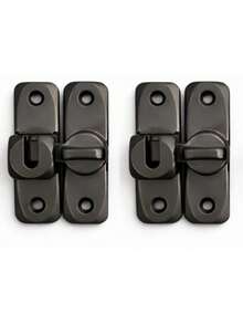 2pcs/1pc Drill-Free Door Latch, Sliding Door Latch, Lockable Latch, Special Sliding Door Latch, Sliding Door Clasp, Thickened Hotel Bathroom Door & Window Lock, Drill-Free Aluminum Alloy Solid Door Anti-Theft Lock, Household Essential - Multicolor - View 21
