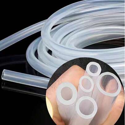 Ống mềm PVC trong suốt dài 3 mét, đường kính trong 4-30mm, vật tư làm vườn, ống dẫn nước, chiều dài có thể tùy chỉnh, ống bền và linh hoạt, thích hợp cho tưới cây trong vườn và bể cá.