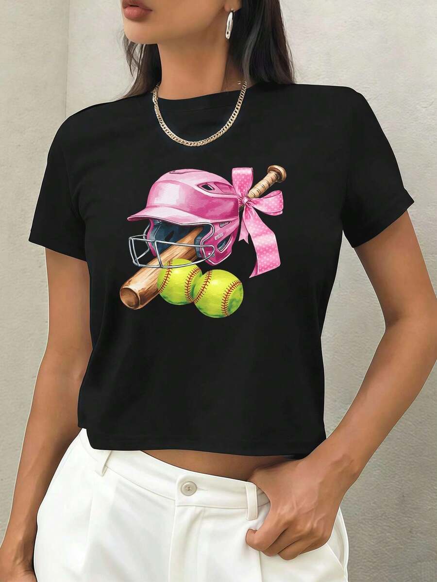 Women T-Shirts - Black - View 1