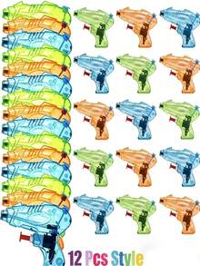 6/12/18/24 Party Favor Packs Water Clear Water Shooters Water For Swimming Pool Summer Beach Sand Water Fightin - One Size Fits All - View 12
