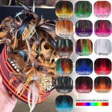 SOGUGOM Black Rooster Tail Feathers - 200 Pcs 5-7 Inch Craft Feathers Bulk For Craft Projects, Halloween, Hats And Cocktail Table Centerpieces(Black) - Màu A - Xem 5