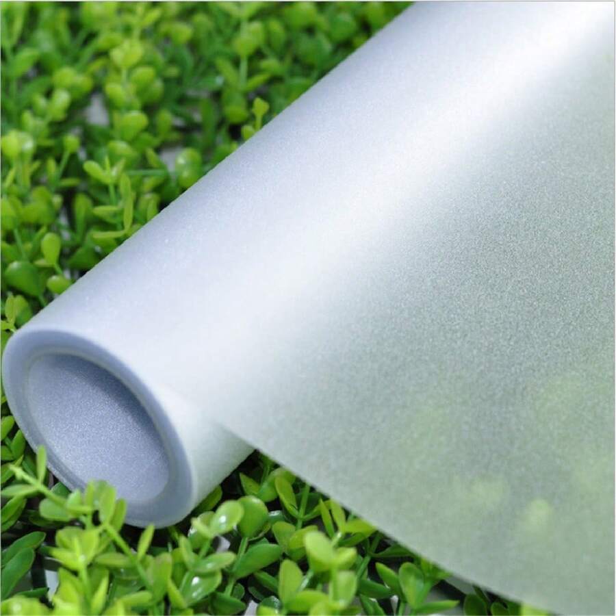 Matte Frosted Window Film Privacy Sun Blocking Self Adhesive Window Covering Opaque Vinyl Glass Film For Bathroom Office - 1PC - View 1