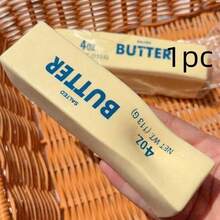 Slow Rising Butter Stick, Anti-Stress Butter Stick, Stress Relief And Anxiety Reducing Toy, Slowly Rising Soft Squeezable Elastic Cheese Stick, Prank Toy, Stress Relief Toy, Perfect Gift For Holidays, Birthdays, Christmas And Gatherings - Multicolor - View 8