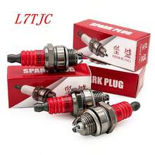 3 piezas Bujías L7TJC para motosierras y desbrozadoras de gasolina - Bujías L7TJC (paquete de 3) - Ver 1