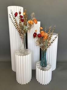 All-In-One Elegant Paper Roman Column Set, Essential For Weddings, Engagement Parties, Birthday Celebrations And Event Parades. - View 3