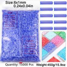 15000颗玻璃珠，小米珠，DIY珠宝制作玻璃珠，发夹流苏，手链，头饰，耳环，工艺串珠材料 - diy玻璃小米珠 - 查看 24