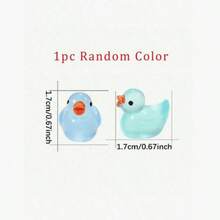 20/40/50pcs Resin Glow-In-The-Dark Small Animal Figurines, Random Colors, No Electricity Needed, Suitable For Garden, Party, Small Landscape, Pool, Dollhouse Decor And Other Festivals, Aesthetic - Multicolor - View 6