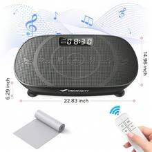 MERACH CV30 Pro Vibration Plate Exercise Machine, Whole Body Workout Equipment For Women, Bluetooth And Silicone Pedal, Vibration Plate With Auto Mode, Vibrate Fitness Platform For Home - 美規A型插(110-127V) - 查看 10