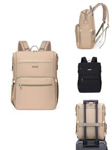 1 túi đựng đồ cho mẹ cỡ lớn, thiết kế dạng ba lô và xách tay, có ngăn đựng hành lý và móc treo xe đẩy. - nhiều màu - Xem 2