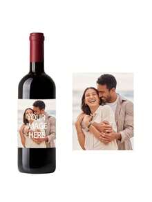 Personalized Photo Labels And Customizable Picture Party Bottle Stickers Are Perfect For Decorating Bottles For Birthdays, Weddings, Anniversaries, And Parties. - Multicolor - View 2