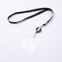 1pc 2026 New Retractable Lanyard ID Card Holder With PVC Card Sleeve Swivel Clip - 360° Rotating Clasp, Essential For Teachers, Office Workers And Students Back To School Season - A - View 13