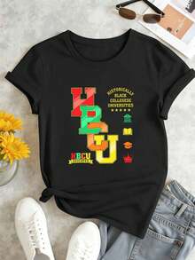 Women T-Shirts - Black - View 2