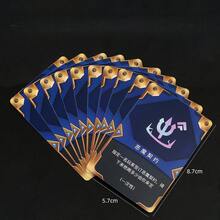 Hextech Drinking Game Cards, Teamfight Tactics Arcane Poker Cards, Waterproof Party Game - Navy Blue - View 2