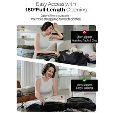 Extra Large 41L Vacuum Compression Bag With 180 Degree Zipper Wide Opening, Electric Air Pump For Vacuuming, Scratch-Resistant, Wear-Resistant, Waterproof, Moisture-Proof, Space-Saving; Store Clothes, Bedding, Blankets, Bed Linens, Coats, Shirts, Quilts, Pants, Women's White T-Shirts, Women's Black Pants, Women's Winter Clothing, Dresses, Suitable For Home, Dorm, Closet, Bedroom, Bathroom, Suitcase Travel - View 7