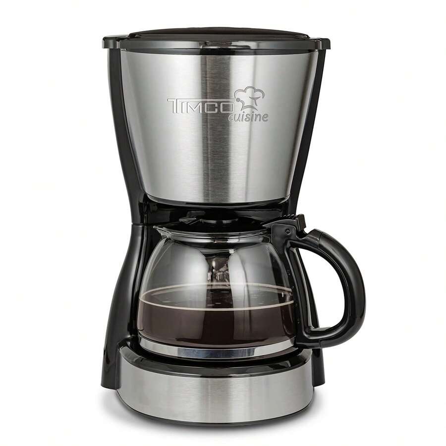 TIMCO Semi-Automatic Drip Coffee Maker, 12 Cups, Permanent Filter - 1.1L-2L - View 1