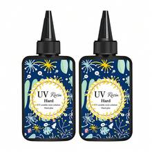 100/200/300/400/500毫升透明硬质UV树脂，升级配方高透明度硬胶，UV固化预混环氧树脂，适用于DIY手工珠宝制作套装，用于树脂浇铸和涂层工艺 - UV Resin - 查看 13