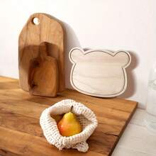 1pc Wooden Bear Shaped Tray, Desktop Decor Tray, Birthday Party Decoration, Baby Shower Supplies, Wedding Party Table Decor, Event Decoration Tray (Not For Food Contact) - 1 - View 9